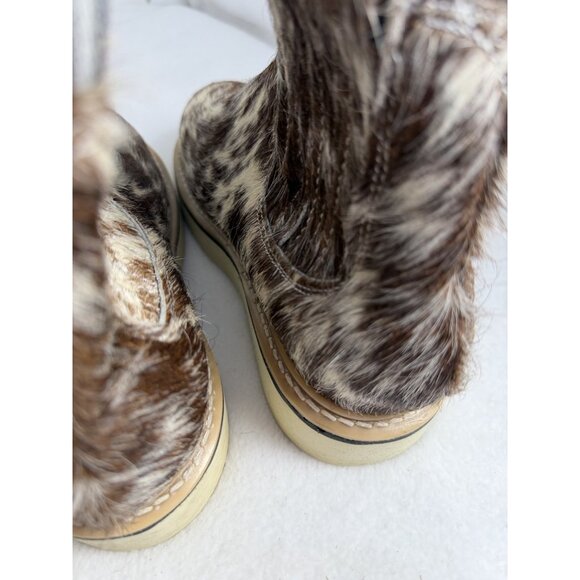Rancherr Lechera boots women’s Cowhide hair on booties SZ 6 - Picture 6 of 7